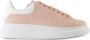 Alexander McQueen Roze Oversized Sneakers in Roze Wit - Thumbnail 1