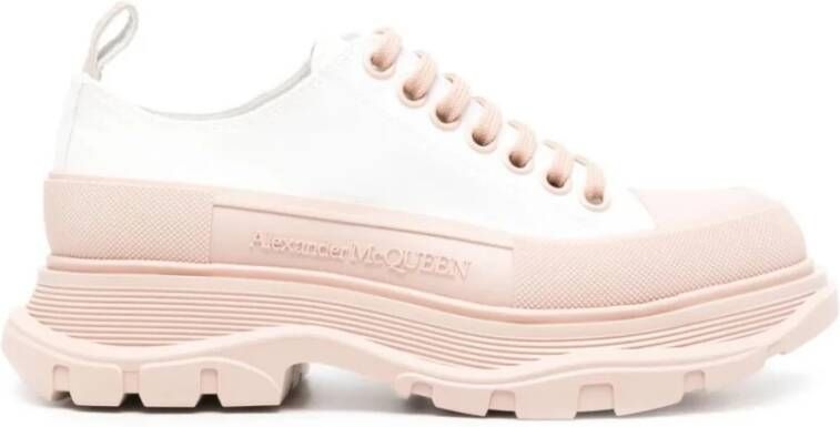 Alexander mcqueen Roze Tread Slick Sneakers Vrouwen Pink Dames