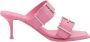 Alexander mcqueen Sugar Pink Silver Leren Sandalen Pink Dames - Thumbnail 1