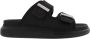 Alexander mcqueen Zwarte rubberen slippers Stijlvol en comfortabel Black Heren - Thumbnail 1