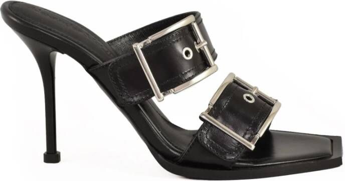 Alexander mcqueen Leren Sandaal White Dames