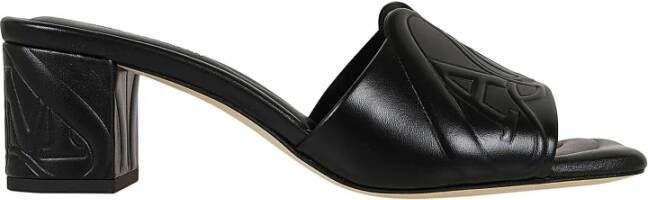 Alexander McQueen Zwarte Sandaal Wiead 1000