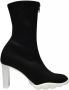 Alexander mcqueen Scuba Soft Boots in Black Canvas Zwart Dames - Thumbnail 1