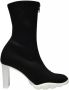 Alexander mcqueen Boots & laarzen Dames H.Boot Fabri.S.Rubb. Scuba Sof in zwart - Thumbnail 9