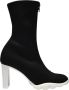 Alexander mcqueen Scuba Soft Boots in Black Canvas Zwart Dames - Thumbnail 2