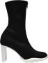 Alexander mcqueen Boots & laarzen Dames H.Boot Fabri.S.Rubb. Scuba Sof in zwart - Thumbnail 6