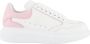 Alexander mcqueen Low-Top Sneakers Oversized Hybrid Sneakers Leather White Pink in wit - Thumbnail 6