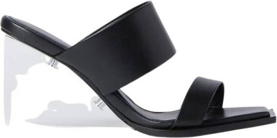 alexander mcqueen Shard Hoge Hak Sandalen Zwart Dames