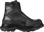 Alexander mcqueen Slick Enkellaarzen met Paneelontwerp Black Heren - Thumbnail 15