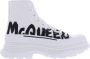Alexander mcqueen Slick Written Logo Sneakers White Heren - Thumbnail 1