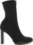 Alexander mcqueen Slim Tread Rubber Enkellaarzen Black Dames - Thumbnail 1