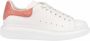 Alexander mcqueen Witte Larry Sneakers met Roze Label White Dames - Thumbnail 8