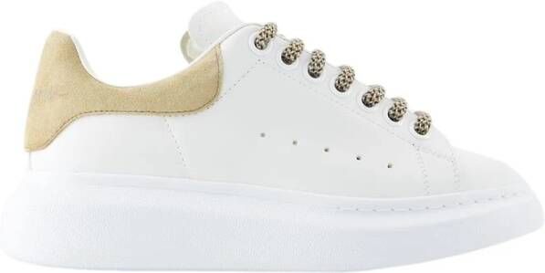 Alexander mcqueen Dames Oversized Sneaker Wit Camel White Dames