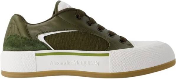 Alexander mcqueen Olijfgroene Plimsoll Sneakers Green Heren