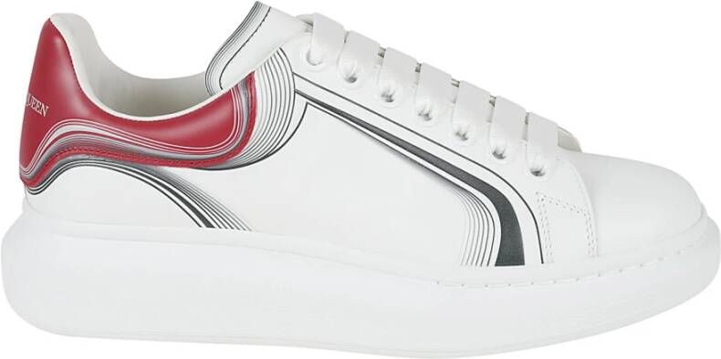 Alexander McQueen Sneakers Leer Rubber Stijl