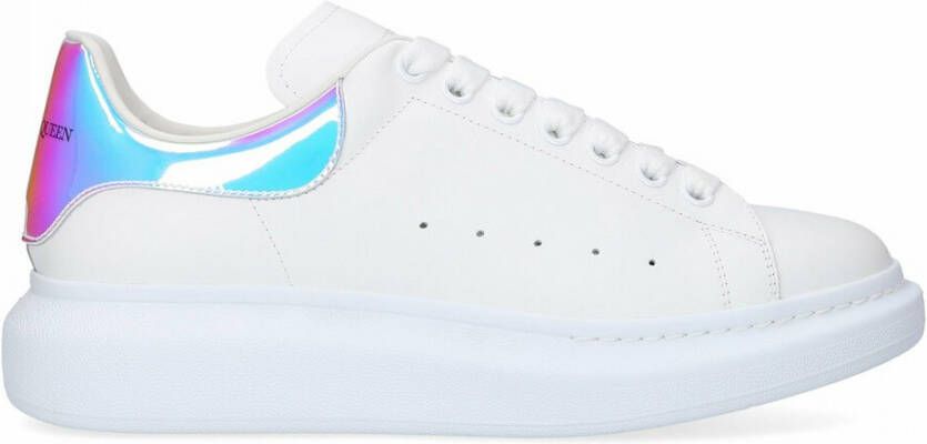 Alexander mcqueen Oversized Wit Holografisch Leren Sneakers Meerkleurig - Foto 2