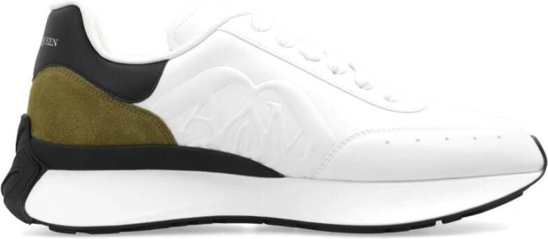 alexander mcqueen Sneakers met logo White Heren