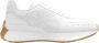 Alexander mcqueen Witte Leren Modieuze Sneakers voor Dames White Dames - Thumbnail 1