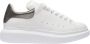 Alexander mcqueen sneakers oversized in wit leer en zilveren hak Meerkleurig Dames - Thumbnail 2