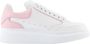 Alexander mcqueen Low-Top Sneakers Oversized Hybrid Sneakers Leather White Pink in wit - Thumbnail 1