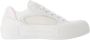 Alexander mcqueen Low-Top Sneakers Deck Sneakers Calfskin White in wit - Thumbnail 1