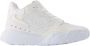 Alexander mcqueen Nieuwe hof sneakers in wit zilverleer Wit Dames - Thumbnail 1