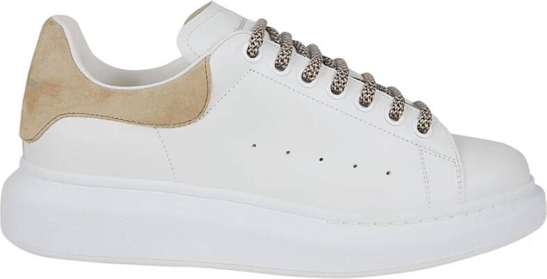 Alexander mcqueen Beige Leren Oversized Sneakers Multicolor Dames - Foto 4