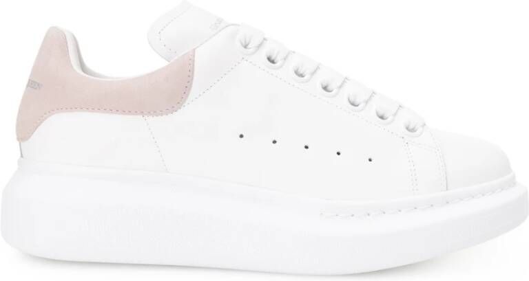 Alexander mcqueen Oversized Sneakers met Suède Detail White Heren - Foto 4
