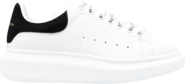 Alexander mcqueen Oversized Low-Top Sneakers met Verwisselbare Veters White Dames