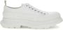 Alexander mcqueen Witte Veterschoenen met Rubberen Neuskap White - Thumbnail 1