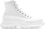 Alexander mcqueen Raffia High-Top Sneakers met Lint White Dames - Thumbnail 5