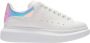 Alexander mcqueen Oversized Wit Holografisch Leren Sneakers Meerkleurig Dames - Thumbnail 1