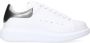 Alexander mcqueen sneakers oversized in wit leer en zilveren hak Meerkleurig Dames - Thumbnail 2
