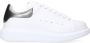 Alexander mcqueen sneakers oversized in wit leer en zilveren hak Meerkleurig Dames - Thumbnail 1