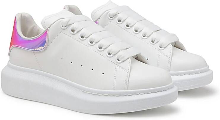 Alexander mcqueen Witte Leren Sneakers voor Dames Wit Dames