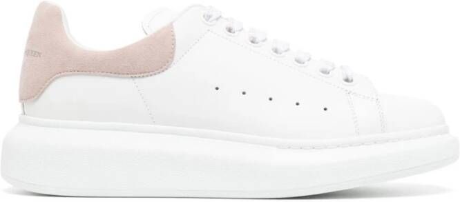 Alexander mcqueen Oversized Sneakers met Suède Detail White Heren - Foto 6