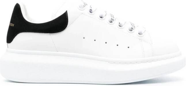Alexander mcqueen Oversized Low-Top Sneakers met Verwisselbare Veters White Dames