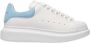 Alexander mcqueen Wit Poederblauw Leren Oversized Sneakers White Dames - Thumbnail 2