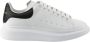 Alexander mcqueen Witte leren sneakers met zwarte leren hiel Moderne stijl Wit - Thumbnail 1