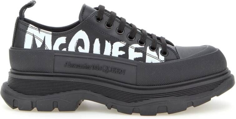 Alexander mcqueen Leren platform sneakers Black Heren