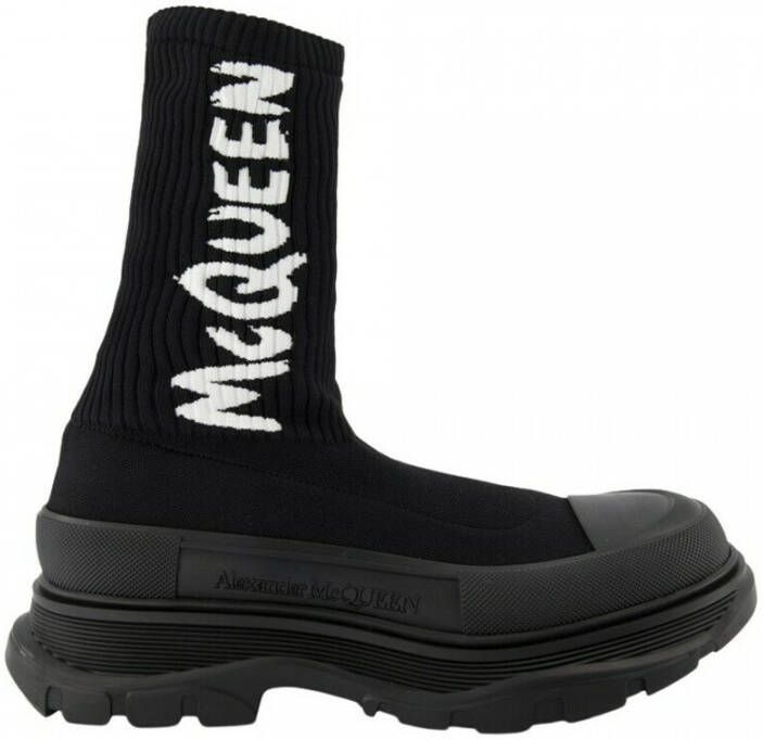 Alexander mcqueen Bottines Tread Slick Taille: 40 Couleur Presta: Noir Zwart Heren