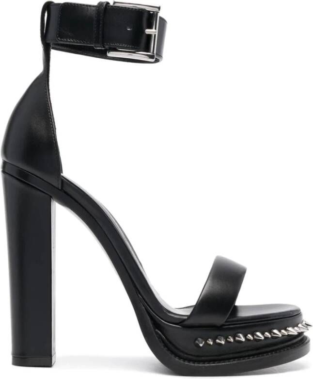 alexander mcqueen Spike Sole Sandalen Black Dames