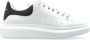 Alexander McQueen Witte Zwarte Oversized Sneakers Ronde Neus - Thumbnail 2