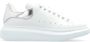 Alexander mcqueen Witte Leren Sneakers met Zilveren Accenten White Dames - Thumbnail 7