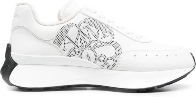 Alexander McQueen Sprint Runner White Black Sneakers