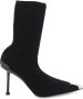 Alexander mcqueen Zwarte Leren Laarzen met Puntigeeus Black Dames - Thumbnail 3