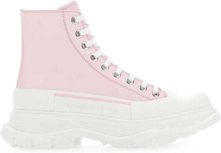 alexander mcqueen Stijlvolle vetersneakers Roze Dames