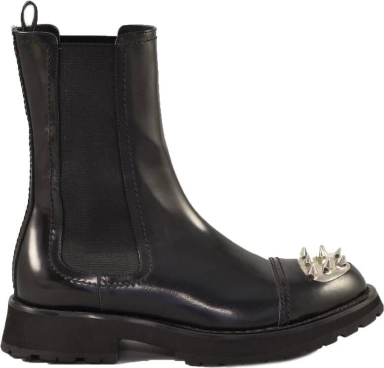 Alexander McQueen Studded Leren Beatles Schoenen