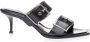 Alexander mcqueen Stijlvolle Zwarte Leren Sandalen Black Dames - Thumbnail 1