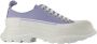 Alexander mcqueen Lila Wit Leren Tread Slick Sneakers Multicolor Dames - Thumbnail 1